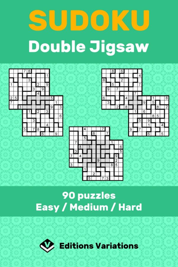 Double Jigsaw Sudoku - 90 puzzles